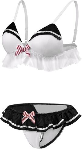 Littleforbig نساء مثير بلا أكمام Bikini Bra Braines Bikini مجموعة وردية in Kuwait