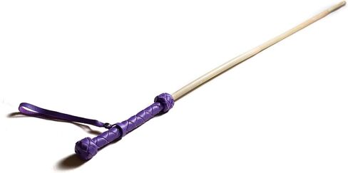 Bamboo Handcrafted Riding Crop Stick - 29.5" Riding Accessory with Genuine Leather Handle - Premium and Gentle Crops for Horses in Kuwait