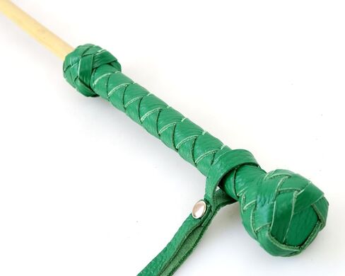 Bamboo Handcrafted Riding Crop Stick - 29.5" Riding Accessory with Genuine Leather Handle - Premium and Gentle Crops for Horses in Kuwait