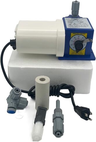 CF30V1-000 - عناصر التحكم الدقيقة - مضخة الحجاب الحاجز Chem Flow ، 30 GPD كحد أقصى ، 100 رطل ، 115 فولت ، مضخة قياس الحجاب الحاجز ، 3/8 "اتصالات أنابيب الشفط. in Kuwait