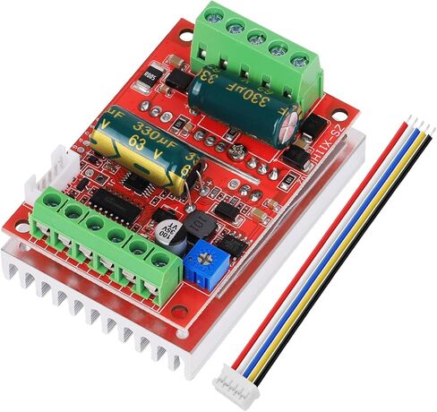 2PCS 6-60V 400W DC Three-Phase Brushless Motor Speed Controller with Hall ，PWM Motor Control Driver Board 12V 24V 48V with Forward/Reverse/Stop/Brake Function in Kuwait