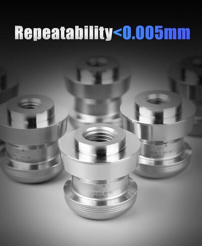 5Pcs Zero Point Positioning Pull Stud Zero Point Pull Stud Stainless Steel CNC Tooling Alignment High-Precision Clamp for Multi-Brand Systems Repeatability <0.005mm(K10-DW-M10) in Saudi Arabia