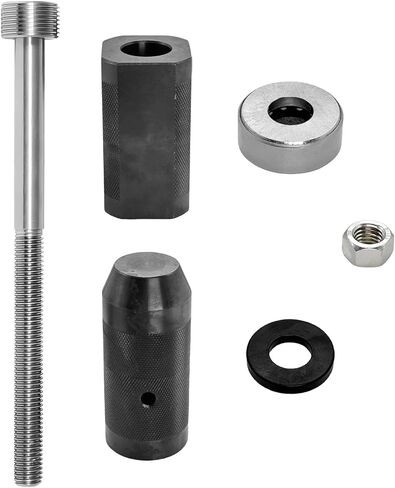 9U-6891 Injector Sleeve Removal Installer Tool Set 8 Pcs + J-38587-A Engine Barring Socket +9U-7227 Injector Height Tool Fits for CAT Caterpillar 3406E C15 C16 Engines in Saudi Arabia