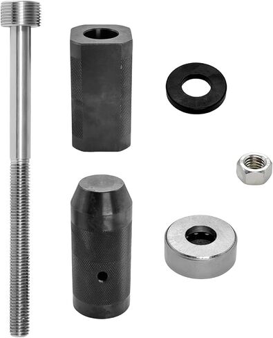 9U-6891 Injector Sleeve Removal Installer Tool Set 8 Pcs + J-38587-A Engine Barring Socket +9U-7227 Injector Height Tool Fits for CAT Caterpillar 3406E C15 C16 Engines in Saudi Arabia