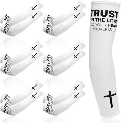 6 Pairs UV Cooling Arm Sleeves Sun Protection Men Women Arm Sleeves Oversleeve for Sports Cycling Working in Saudi Arabia