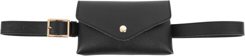 Women Mini Envelope Flap Faux Leather Fanny Pack Waist Bag Handbag Clutch Cell Phone Pouch in Kuwait