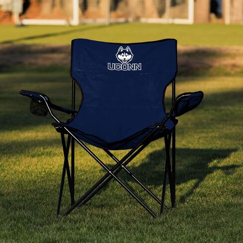 Logo Brands NCAA UConn Huskies Quad Chair, Unisex Adult Chair with One Cup Holder, Team Color, One Size in Saudi Arabia