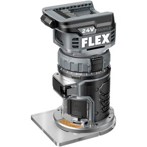 FLEX 24V Brushless Cordless 1.5 HP Trim Router Kit with 3.5Ah Stacked Lithium Battery and 160W Fast Charger - FX4221-1F