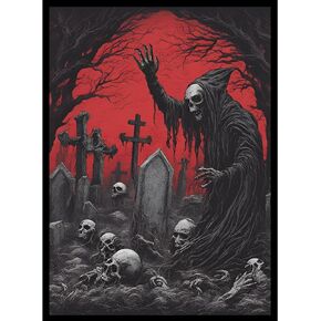 MTG (Rakdos Red/Black Necromancer) - 100ct Matte TCG Art Card Sleeves by Ai Armor