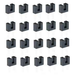 20pcs Transmission Type Photoelectric Switch Optical Interrupter Photoelectric Sensor Switch Opto Photo Interrupter Switch Slot Optocoupler