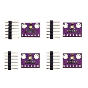 4Pcs GY-BME280-3.3 High Precision Altimeter Atmospheric Pressure Temperature and Humidity Sensor BME280 3.3V for Arduino