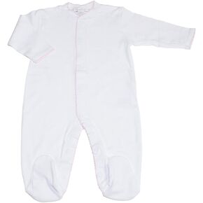 Kissy Kissy - Basic Footie - White Pink