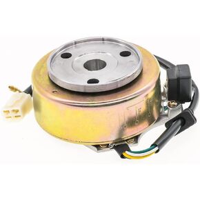 ATV Quad Stator Ignition Magneto Stator Flywheel Rotor Kit Magneto Plate Fits For 50cc 70cc 90cc 110cc 125cc Chinese 2 Coil Taotao Go Kart By OTOHANS AUTOMOTIVE