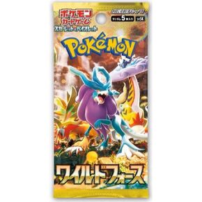 (1 Pack) Pokémon Card Game Wild Force Booster Pack (5 Cards Per Pack) Japanese ver