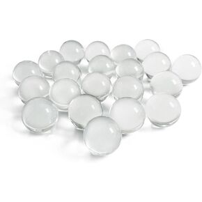 CYS EXCEL X-Large 1 "حشو مزهرية من الرخام والأحجار الكريمة من الزجاج الشفاف (1 رطل) | خيارات متعددة الألوان خرز رخامي زجاجي | حصى فسيفساء مزخرفة | مستلزمات زهور صخور حوض السمك (حوالي 18-25 قطعة) in Saudi Arabia