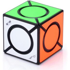 cuberspeed six spot Cube Black Magic Cube Mofangge fangyuan Cube Black skewb Puzzle