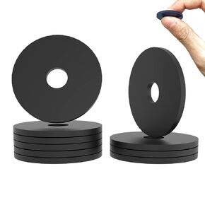 Rubber Washer 30Pcs Rubber Flat Washers 19mm OD x 6mm ID x 3mm Rubber Washers for Screws Heavy Duty Neoprene Washers for Bolts Spacers, Vibration Suppression(0.75'' x 0.24'' x 0.12'')