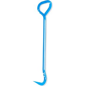 T&T Tools Top Popper Manhole Hook Tool - 24-Inch Single Hook with Inline Handle, Made with Durable Hex Alloy Steel - Lift Manhole Covers & Storm Drain Cover, Versatile Lifting Hooks, Rigid Steel Tool