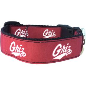 NCAA Montana Grizzlies Dog Collar (Team Color, Large)