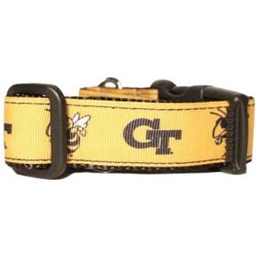 NCAA Georgia Tech Yellow Jackets Dog Collar (Team Color, Small)