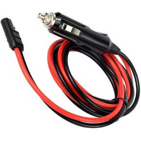 12V 15A Heavy Duty Cigarette Lighter Adapter Power Cord Charging Cable with LED Light and Fuse Protection Compatible with Mobile Radio GM3688 GM300 and Equipment with SAE Port in Saudi Arabia