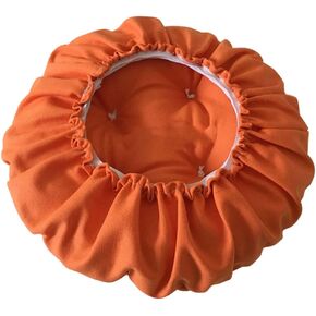 Padded Round Bar Stool Covers Cushion with Elastic Band Round Chair Seat Cushions for Wooden Metal Stools 12" Blue