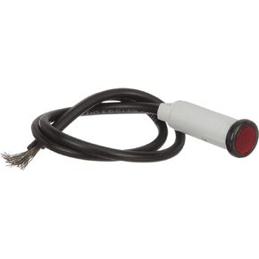 Seachoice Incandescent Red Indicator Light, 14V, 6 In. Lead Wires, 5/16 In. Light