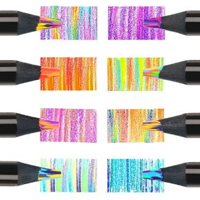 ThEast Colored Pencils, 8 Multicolor, Magic Jumbo Pencils for Adult Coloring, Writing Instrument in Kuwait