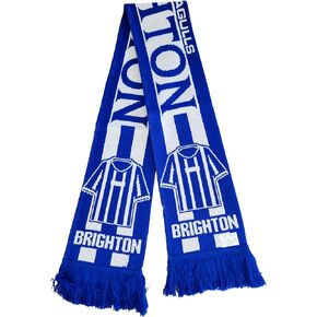 Brighton Scarf | Soccer Fan Scarf | Premium Acrylic Knit