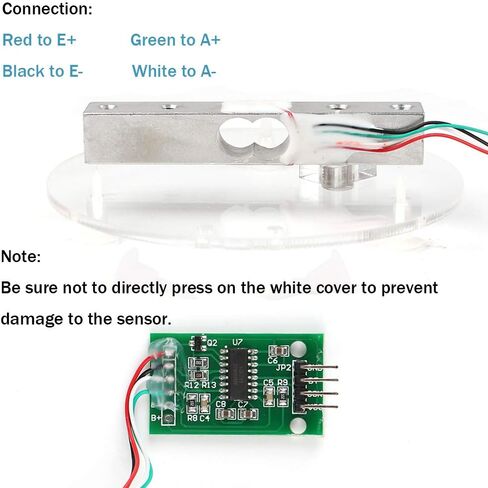 MakerHawk Digital Load Cell Weight Sensor HX711 AD Converter Breakout Module 5KG Portable Electronic Kitchen Scale for Ar duino Scale in Saudi Arabia