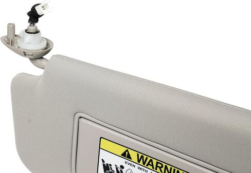 حاجب الشمس من الجانب الأيسر للسائق مناسب لسيارة Honda Accord 2008-2012 مع ضوء W/Vanity Light 83280-TA0-A91ZB (رمادي) in Kuwait