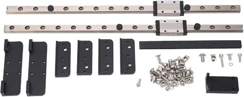 Ender 3 Linear Rail Kit, 2PCs Guide Rails Y Axes Guide Rail with Sliding Block, 3D Printer Linear Motion Rail for Neptune 3 Pro 4 for Ender 3 Pro V2 S1 S1 Pro in Saudi Arabia