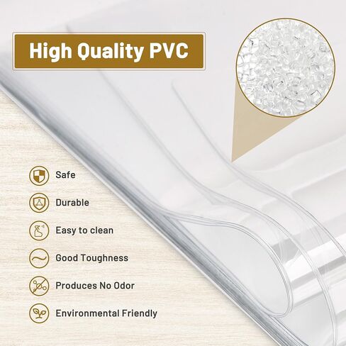WeChef 8.5 بوصة × 14 بوصة غطاء قائمة من الفينيل الشفاف مزدوج الجوانب 2 عرض حامل قائمة بلاستيكي تحميل علوي للمطاعم والمقهى 30 حزمة in Kuwait
