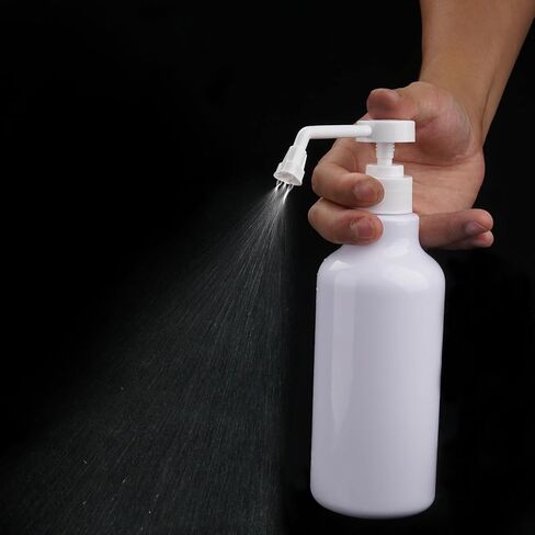 زجاجات رذاذ بلاستيكية، زجاجة رذاذ فارغة، 16.9 أونصة/500 مل، عبوتان من زجاجات الرش شديدة التحمل، زجاجة مياه رذاذ/تيار لحلول التنظيف، والنباتات، والحيوانات الأليفة، والزيوت العطرية، والشعر، والطبخ (أبيض) in Kuwait