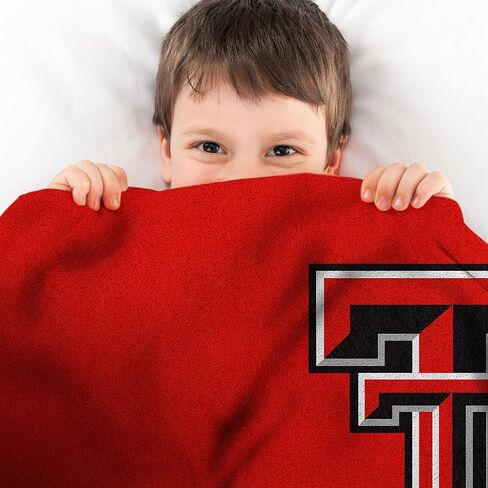 Sleep Squad Texas Tech Red Raiders Raider Red Mascot 60" x 80" Raschel Plush Blanket – A Collegiate Mascot Throw in Saudi Arabia
