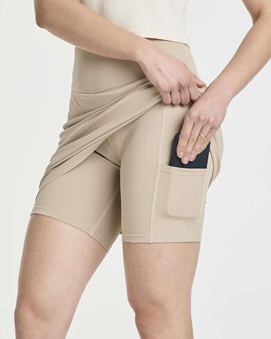 Real Essentials 3 Pack: Women's 20" Golf Skirts Knee Length Skorts Athletic Long Active Casual Pockets (Available in Plus) in Kuwait