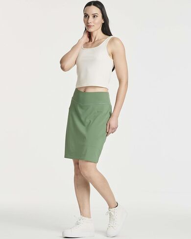 Real Essentials 3 Pack: Women's 20" Golf Skirts Knee Length Skorts Athletic Long Active Casual Pockets (Available in Plus) in Kuwait