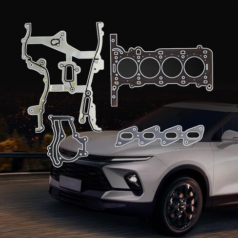 HS54898، HS31411، HS26540PT-1 مجموعة حشية رأس كاملة للمحرك مع مجموعة مسامير للرأس لـ Ch.evr-olet Trax/Sonic/Cruze/Cruze Limited 2011-2016، لـ BU-I.Ck Encore 2013-2016 1.4L Turbo in Kuwait