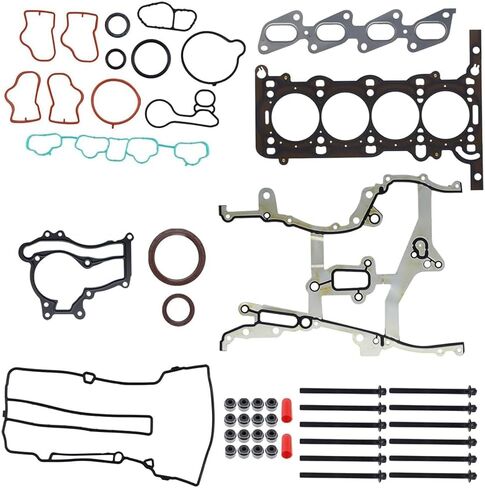 HS54898، HS31411، HS26540PT-1 مجموعة حشية رأس كاملة للمحرك مع مجموعة مسامير للرأس لـ Ch.evr-olet Trax/Sonic/Cruze/Cruze Limited 2011-2016، لـ BU-I.Ck Encore 2013-2016 1.4L Turbo in Kuwait