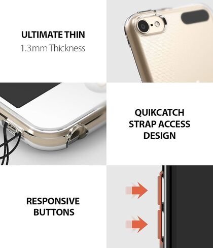 Ringke Air Designed for iPod Touch 7 Case (2019), iPod Touch 6th Generation Case, iPod Touch 5th Generation Case (2015) 4.0" - Clear in Saudi Arabia
