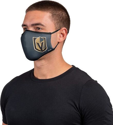 foco NHL للجنسين الكبار NHL Team Logo Sport قابل لإعادة الاستخدام وقابل للغسل قناع غطاء الوجه الأنيق 3 عبوات in Saudi Arabia