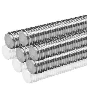 5 PCS M6-1.0 قضبان ملولبة بالكامل 304 خيوط الفولاذ المقاوم للصدأ in Kuwait
