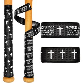 أشرطة قبضة الخفافيش البيسبول ، شريط قبضة الخفافيش الإيمان ، و 1.5 ملم قبل ذلك وشريط معصم البيسبول الكامل ، وتصميم الكتاب المقدس أشرطة قبضة البيسبول الدينية غير المنقولة للرياضة in Kuwait