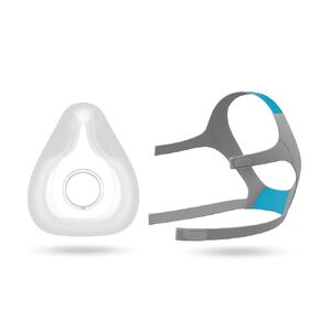 Replacement Cushion and Headgear for ResMed AirFit F20 – Soft Silicone Seal, Adjustable Headgear Straps – Compatible with ResMed F20 Full Face CPAP Mask (Medium or Large) (Medium) in Saudi Arabia