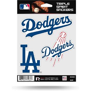 Rico MLB Dodgers Triple Spirit Stickers, Multi, One Size (MSS5601) in Kuwait