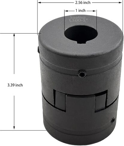 1 "إلى 1" L100 مرنة من 3 قطع من L-jaw اقتران مقرن ومطاط عنكبوت لوجود الخشب الخشب ، التوصيلات متعددة الإقامة L100-1-1 in Saudi Arabia