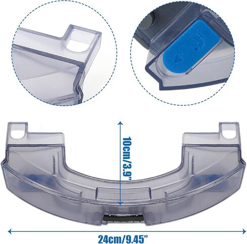 Water Tank Replacement Compatible for Yeedi Vac Max, Compatible for T8/T8aivi/N8pro/Yeedi Vac Station Vac Max Vac 2 Pro Robot Vacuum Cleaner, Accessories Vacuum Cleaner Water Tank in Saudi Arabia