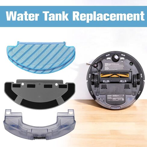 Water Tank Replacement Compatible for Yeedi Vac Max, Compatible for T8/T8aivi/N8pro/Yeedi Vac Station Vac Max Vac 2 Pro Robot Vacuum Cleaner, Accessories Vacuum Cleaner Water Tank in Saudi Arabia