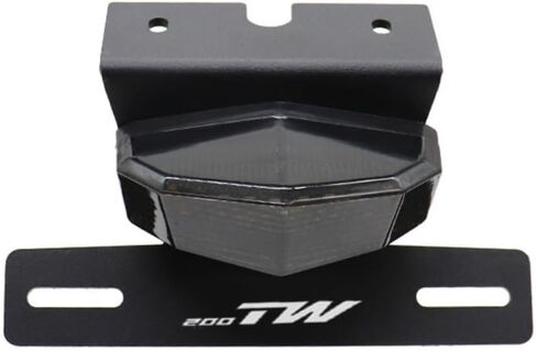 Tail Tidy Kit for TW200 TW 200 1989-2024 Fender Eliminator Kit Equipped License Plate Holder Integrated LED Tail Light, Brake & Turn Signal Blinker (Red) in Saudi Arabia