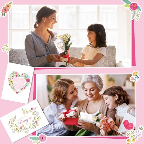 50 بطاقة عيد الأب الدينية مع نعمة الكتاب المقدس داخل كريستيان عيد الأب السعيد بطاقة المعايدة الكميات مع ملصقات الأظرف لهدايا عيد ميلاد أبي in Saudi Arabia
